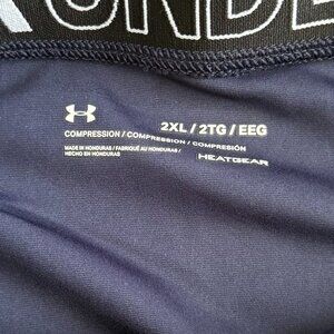 Navy Blue Under Armour Spandex Shorts